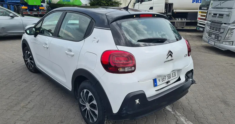 citroen c3 Citroen C3 cena 22000 przebieg: 79765, rok produkcji 2018 z Chrzanów